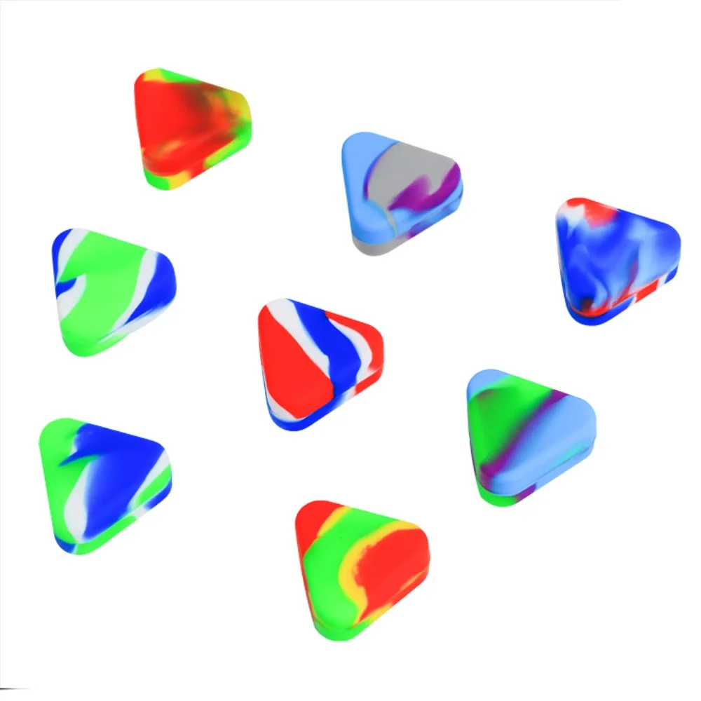 

5PCS Triangle Silicone Oil Containers with Shovel 15ML Eco Friendly Storage Set for Essential Oils