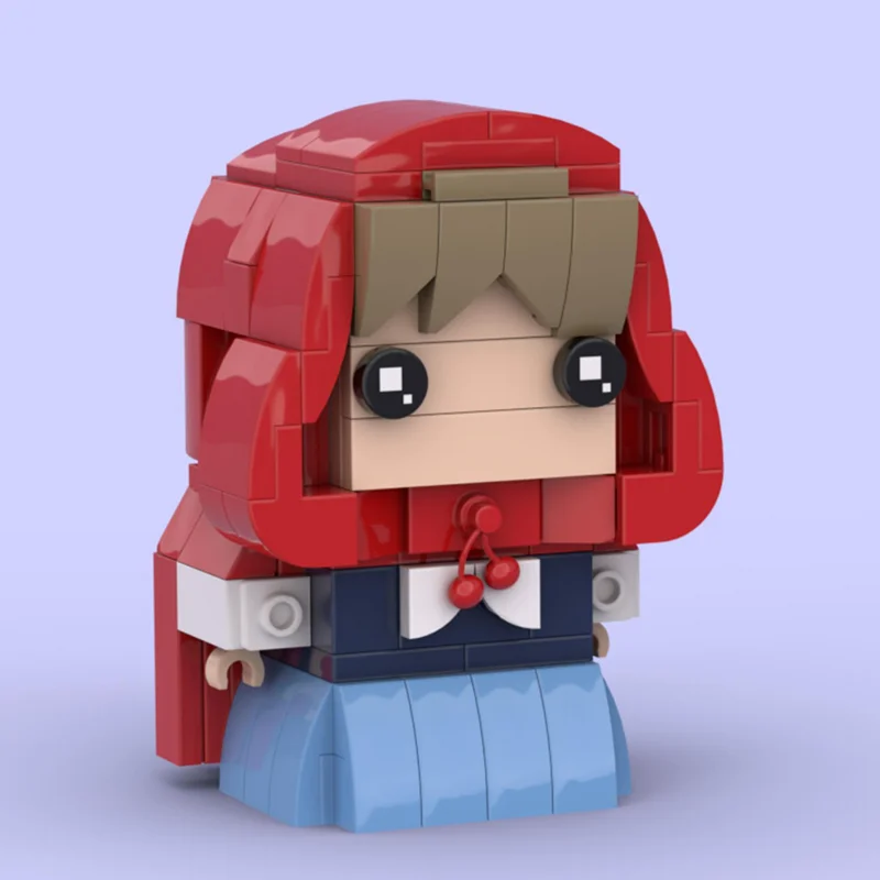 MOCER Fairy Tales Anime Figure Little Red Big Bad Wolf Sleeping Beauty Maleficents Aladdined Brickheadz Building Blocks Toys