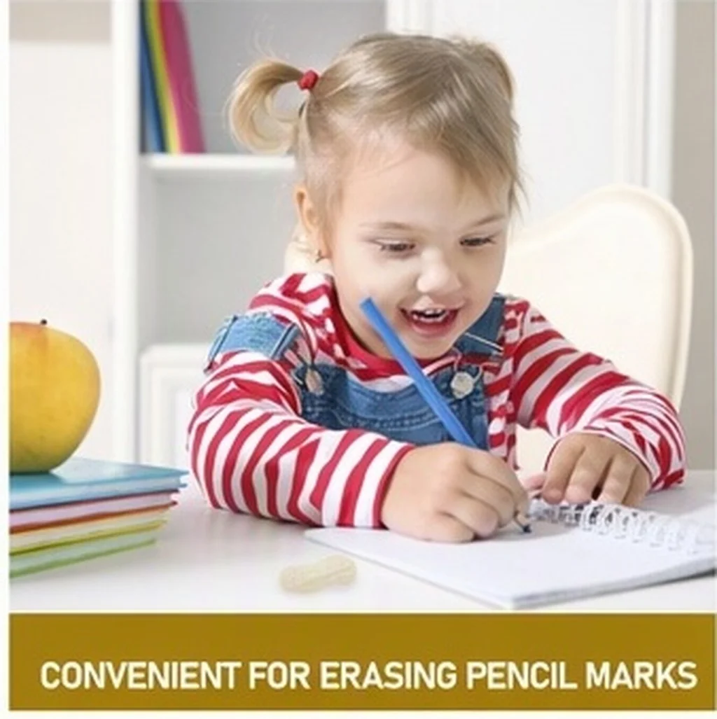 20Pcs Adorable Peanut Shaped Erasers For Kids Creative Erasers Lifelike Peanut Model Fun Mini Food Erasers For Pencils Gifts