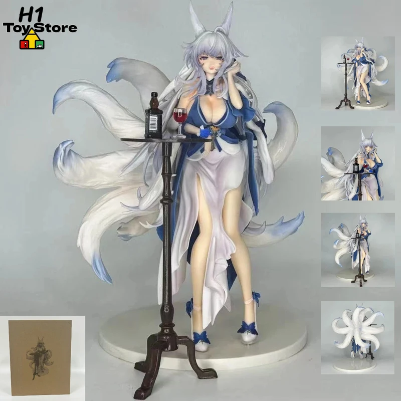 

GK Figure Blue Archive Shinano Oborozuki Juuya Dress Anime Girl Boxed Figurine Decoration Ornament Collectible Model