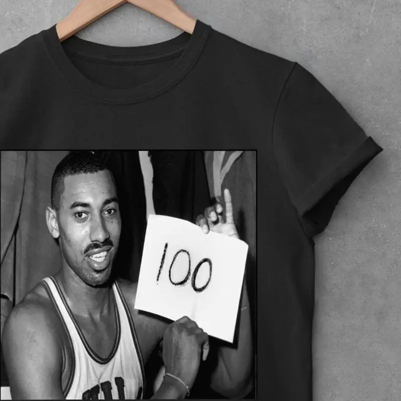 Wilt Chamberlain 100 camiseta hombres algodón todas las tallas S 5Xl nuevo