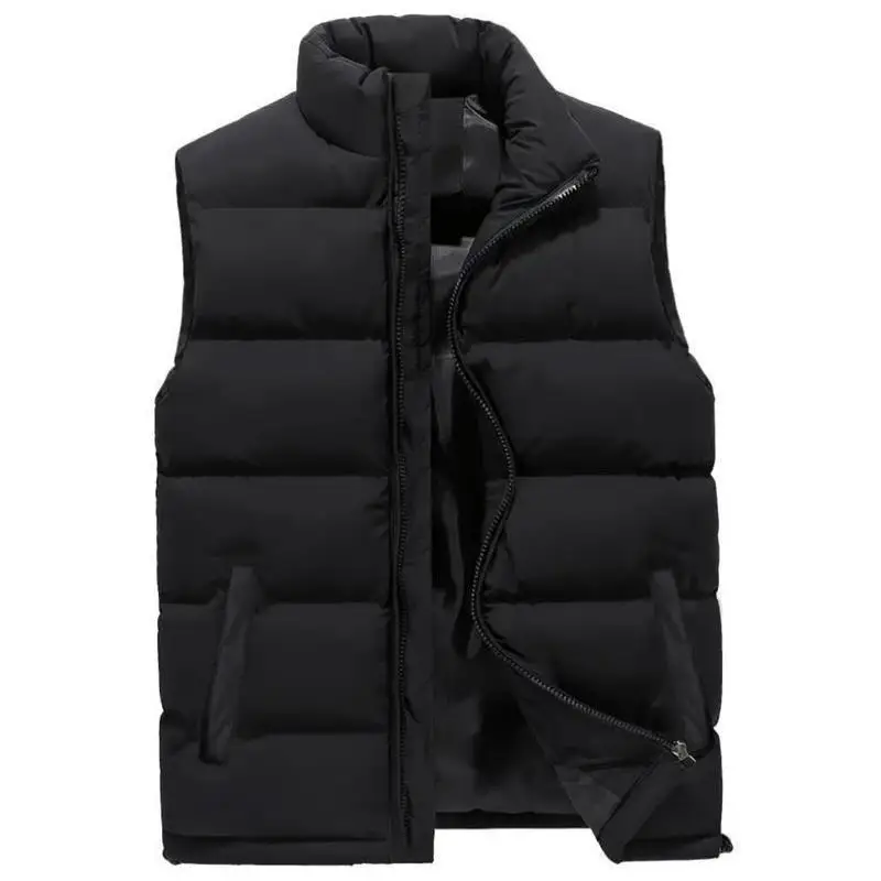Colete masculino thiened bubble sve, leve, casual, esportivo, sete sve, longo, outono, novo colete transfronteiriço