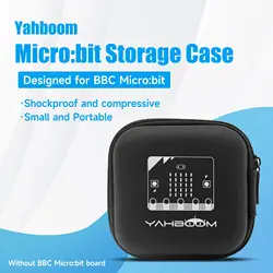 Yahboom-estuche de almacenamiento duradero y resistente al agua para BBC MicroBit V2 V1.5, placa de soporte, lugar de soporte, batería AAA, Cable Micro USB, color negro