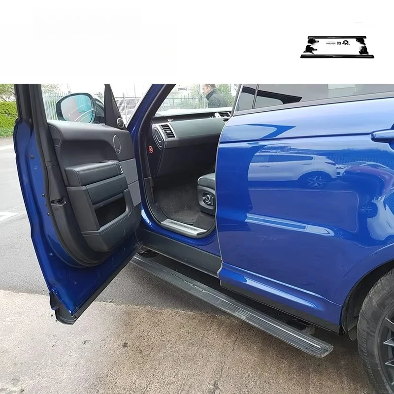 RR Sports Electric Side Skirts for 2014-2017 Year Running Board Side Step Board  Pads Sport Automatic Step Board Car Parts