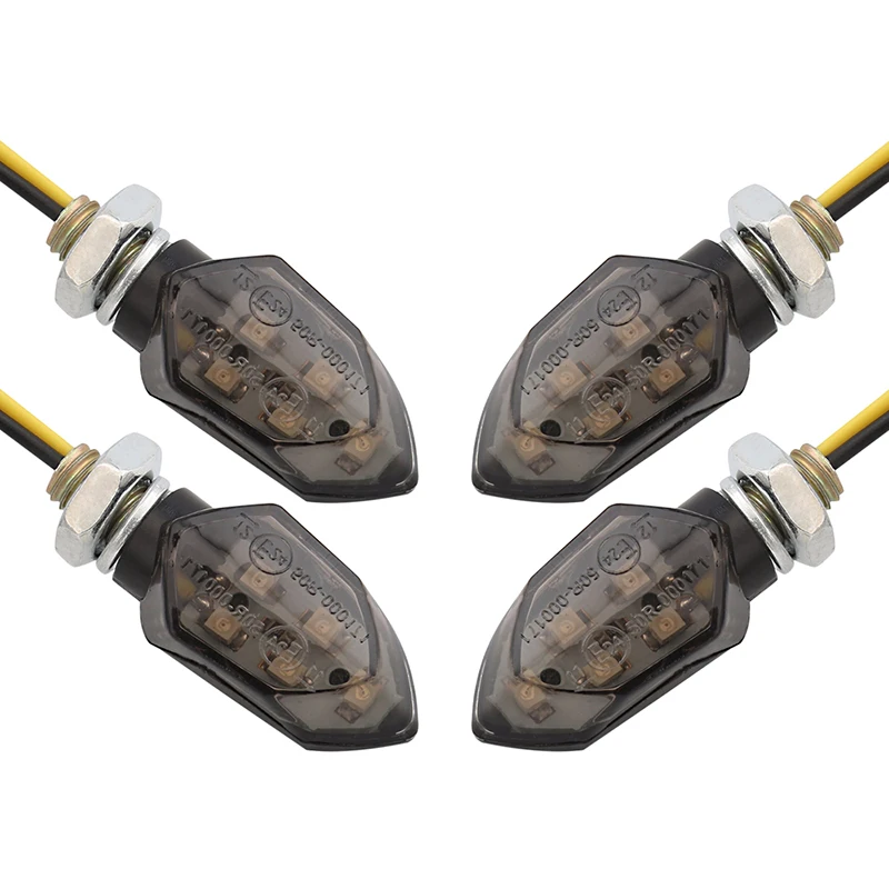 5 LED Motorcycle Turn Signals Smoke Light Indicator for Goldwing 1800 Tmax 500 2001 2007 Yamaha Dragstar 650 Zundapp Drz 400