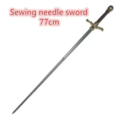 104cm Sewing needle sword Weapon Movie Cosplay Sword Prop Role Play Gift Safety PU Winter Frost Sword