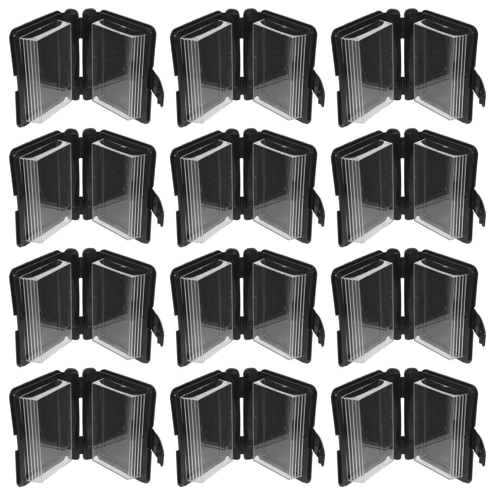 12Pcs Magic Book Storage Box Book Shaped Mini Plastic Candy Container Flip Top Lid Wedding Favor Treat Box Party Decorative Jar