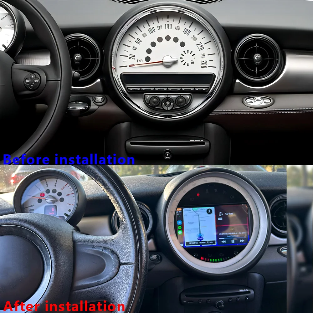 

CHSTEK Carplay For Bmw Mini Cooper R55 R56 R57 R58 2006-2015 Car Radio Stereo Bluetooth GPS WIFI 4G Multimedia Player Android 13