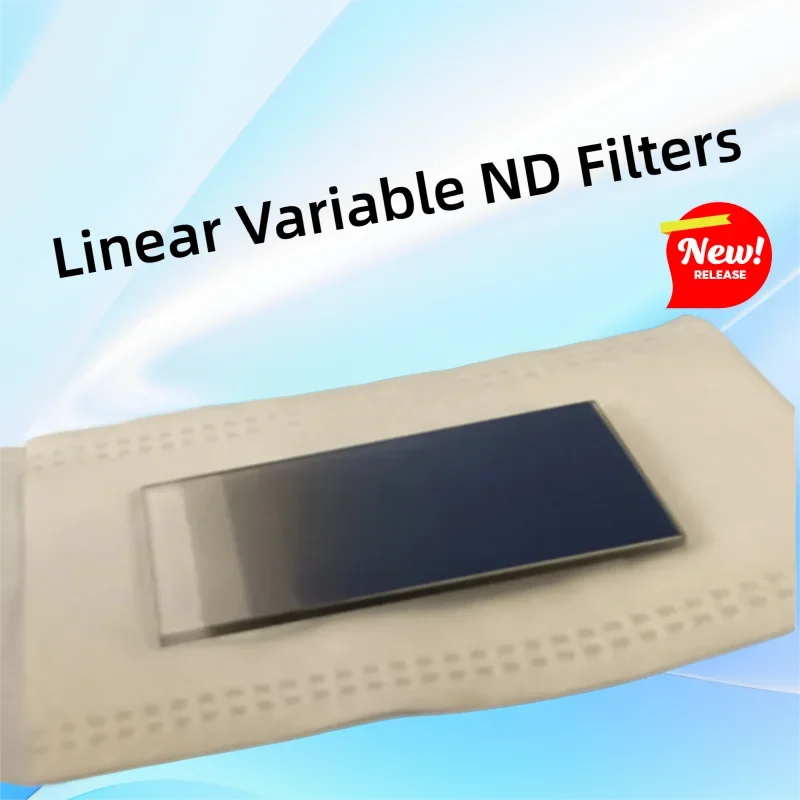 Linear Variable Neutral Density Filter, 400-1100nm Range, Continuous Optical Attenuation, for Laser/Imaging/Research
