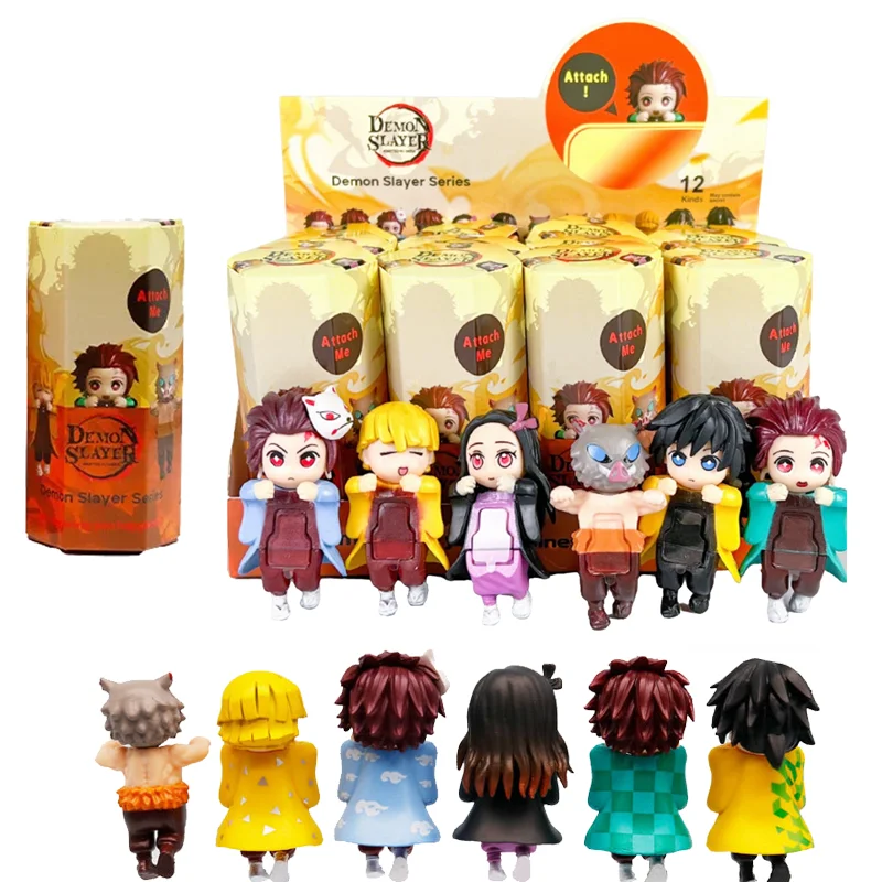 

Demon Slayer Mystery Blind Box Car Decoration Phone Desktop Computer Screen Cupid Hand Fashion Play Doll Birthday Gift Toys