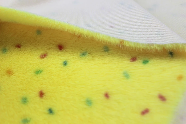 Künstliches Kaninchenfell mit Druckmuster für Puppenkleidung, Kissen, DIY-Näharbeiten, Schals und Heimdekoration – Detail 3