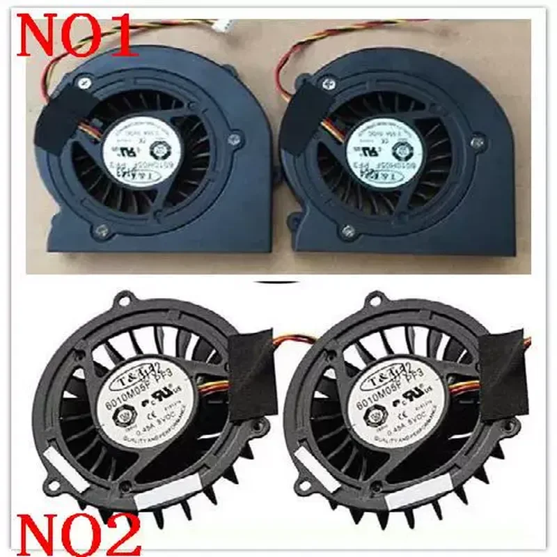 Cooling Fan for MSI GX400 MS-1435 PR600 MS-1637 6010H05F PF3 Laptop CPU Cooler Replacement Part