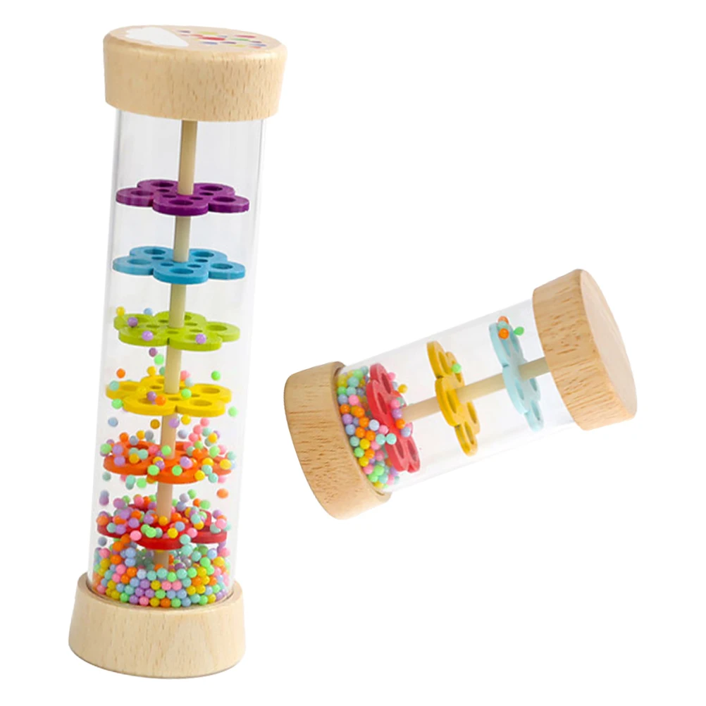 

2Pcs Rainphone Kids Musical Instruments Natural Rain Simulation Clear Sound Hand Eye Coordination Development Toy Accessories