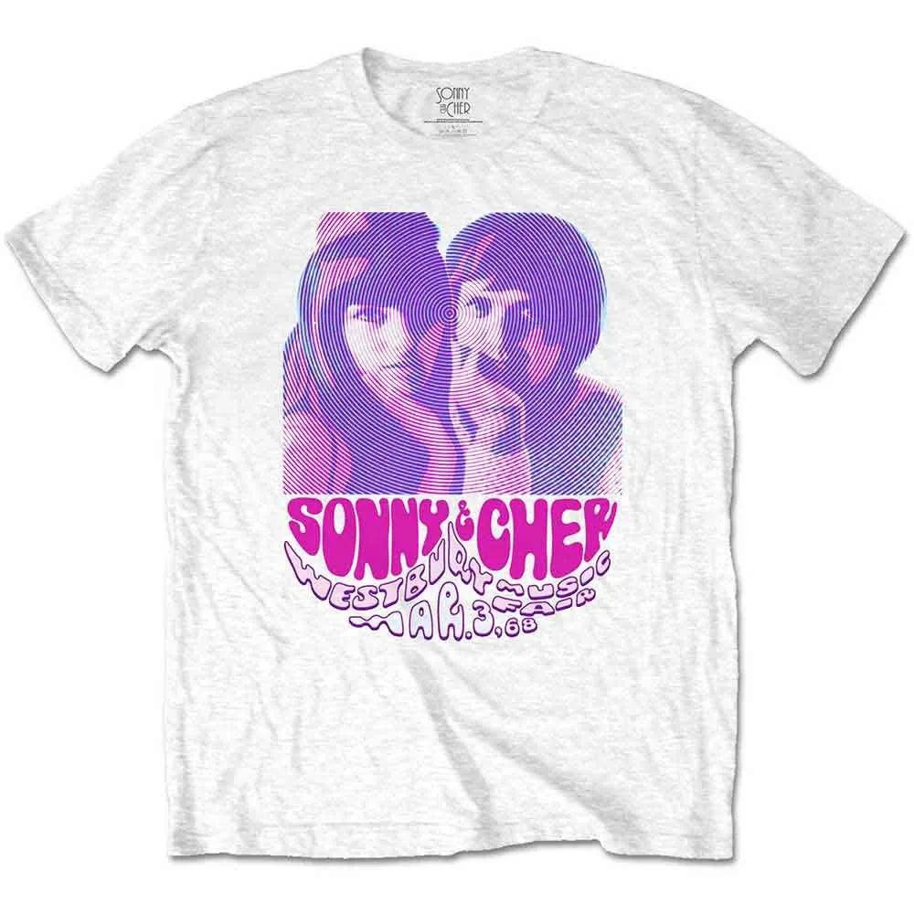 Camiseta unisex oficial de Sonny & Cher Westbury Music Fair