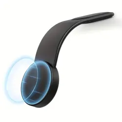 Phone Holder for Car, Car Dash Mount Compatible For iPhone Samsung Bendable Memory Titanium Alloy for All Dashboard Windshield