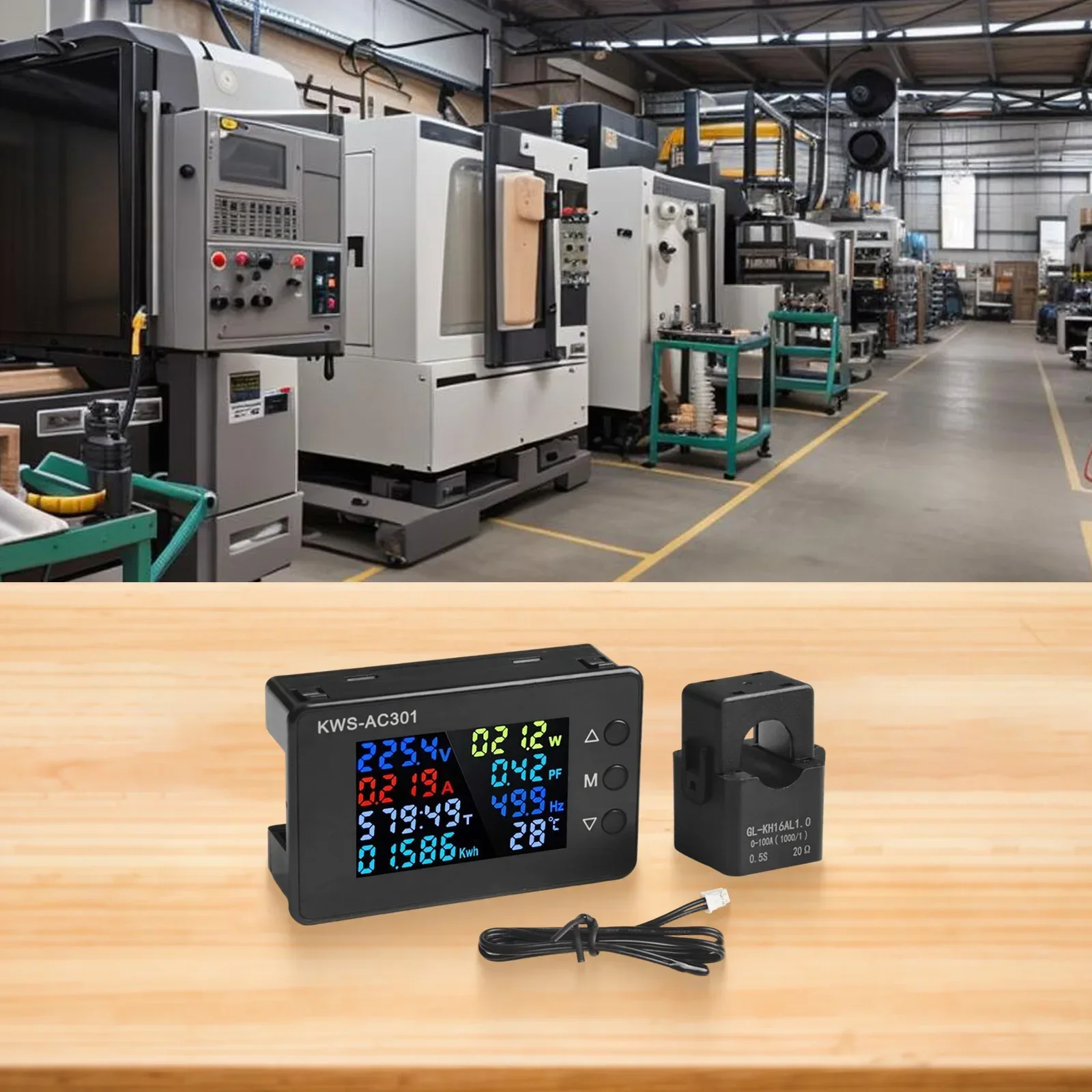 Multi Purpose Digital Electricity Meter Featuring Real Time Data Tracking and User Friendly Operation Interface