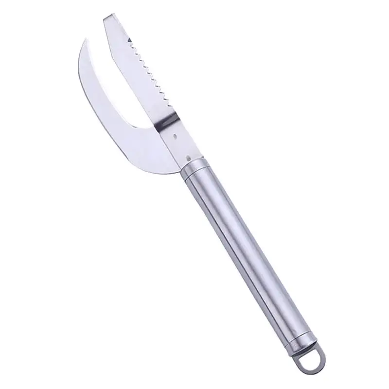 2in1 Fish Skin Brush Fast Remove Fish Scale Scraper Planer Tool Fish Scaler Fishing Knife Cleaning Tools Kitchen Accessories