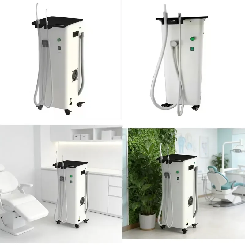 600W Portable Dental Suction Machine for Dental Laboratory Equipment Clinic Instrument Device for Dental Chair