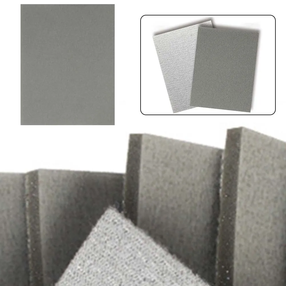 Flocking Sanding Sponge 300-3000 Grit Reusable Wet Sanding Blocks Square Sandpaper Metal Wood Polishing Abrasive Tool 70*55*5mm