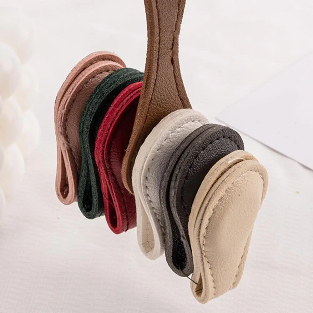 Marcador magnético de couro sintético seguro clipe magnético marcadores de página design leve leitura artesanal marcador yeкладки 