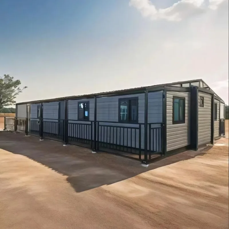 Prefab House Folding Tiny House Luxury Expandable Container House Sheds Storage Prefabricated Modular Houses Warehouse Barn