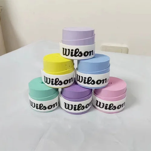 Imagen 2 del producto WILSON-empuñadura de raqueta de tenis, accesorio Original de PU, banda para el sudor, padel de tenis de playa, sobregrip de bádminton, 60 piezas