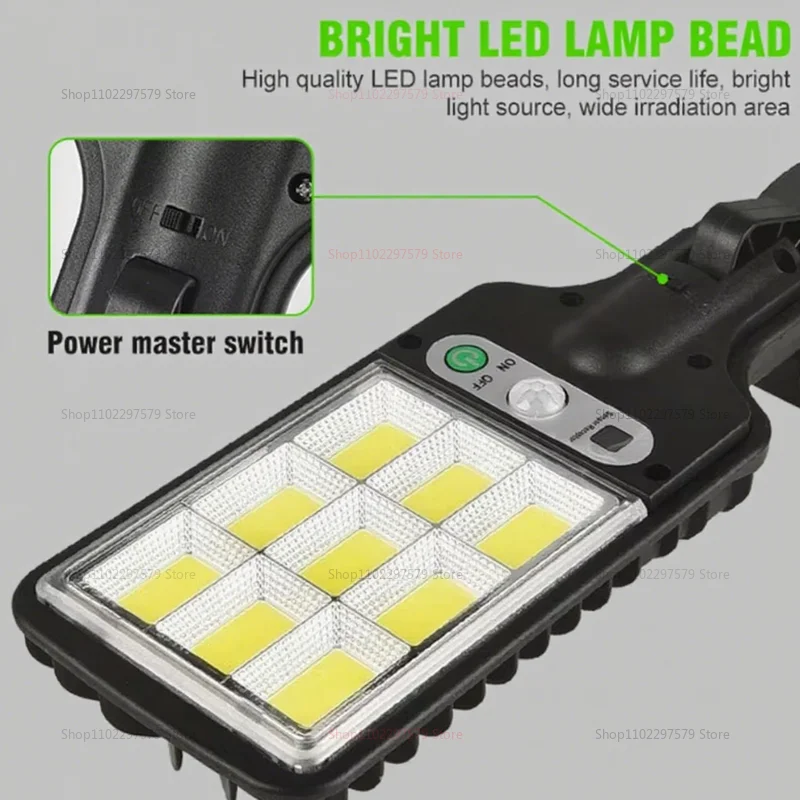 أضواء خارجية مقاومة للماء مع أجهزة استشعار للتحكم عن بعد في الحديقة والشرفة والمرآب والإضاءة التعريفي لأمن الفناء