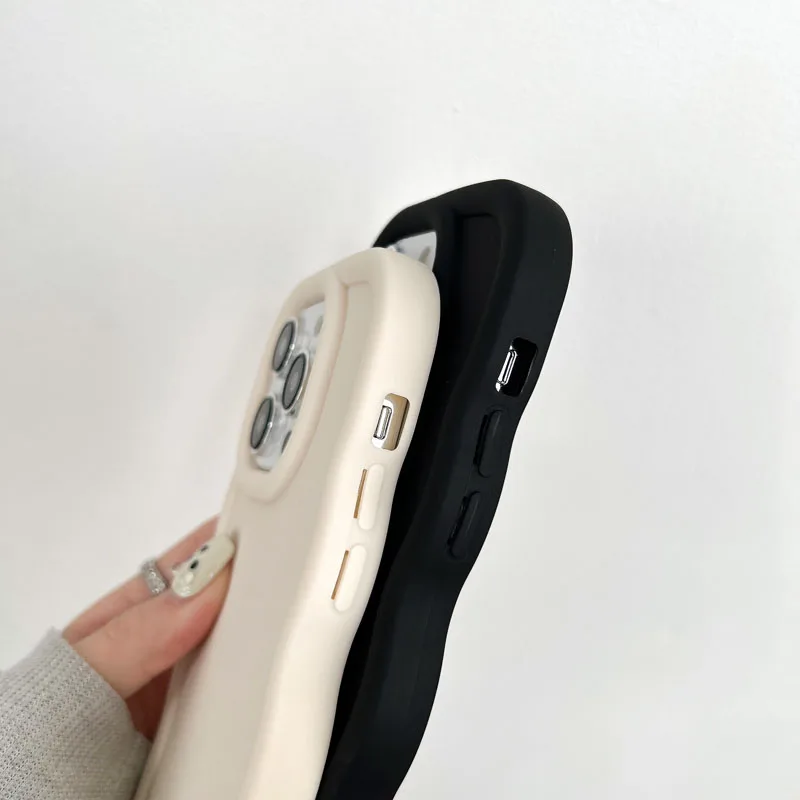 Nueva funda de leche a la moda para iPhone 16 11 12 13 14 Plus 15 Pro Max funda trasera antigolpes para iPhone 7 8 Plus X XR XS Max Fundas