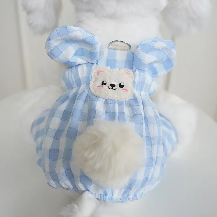 ملابس ربيعية للحيوانات الأليفة، ملابس متقلب بأربعة أرجل، ملابس بذلة للقطط والكلاب، ملابس بيجامة للجرو