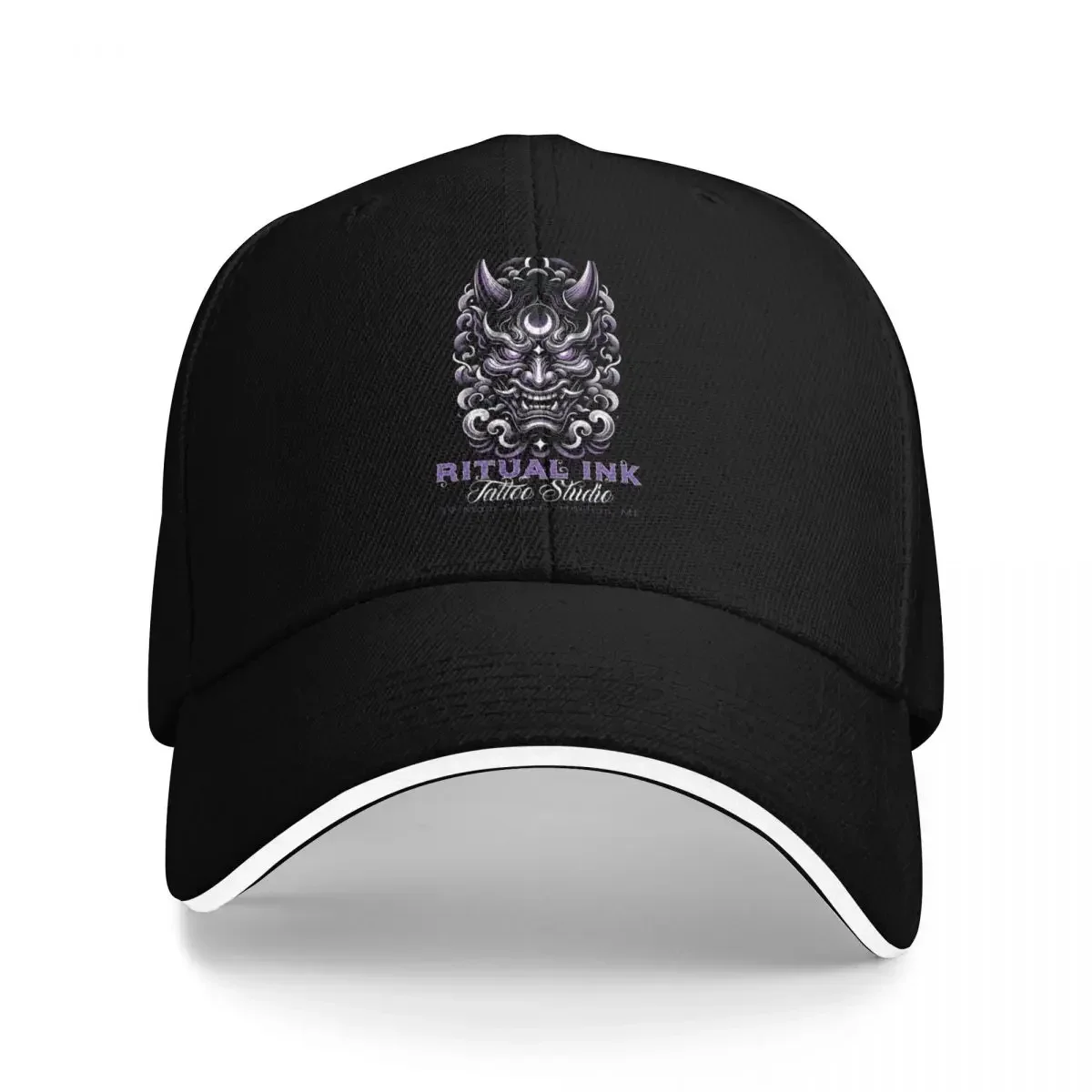 Ritual Ink : Night Oni Baseball Cap Men's Big Size Hat Beach Outing Winter Hat Man For The Sun Elegant Women's Hats Men's