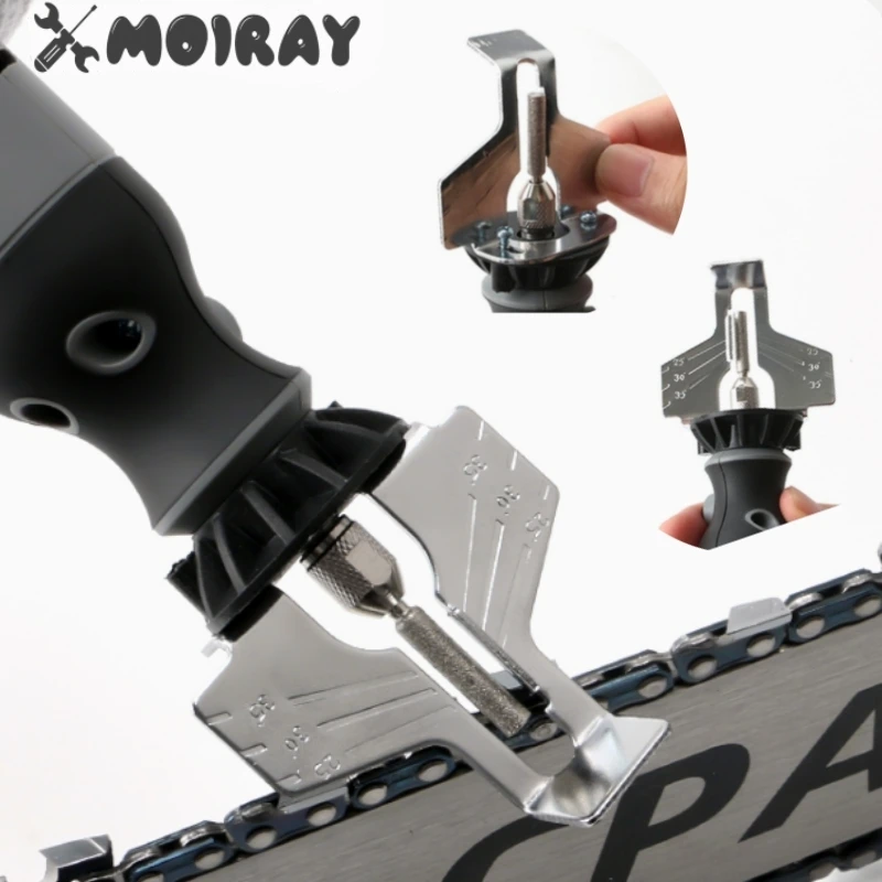 

Chainsaw Sharpening Kit Electric Grinder Sharpening Polishing Attachment Set Saw Chains Tool Drill Rotary Accessories Set