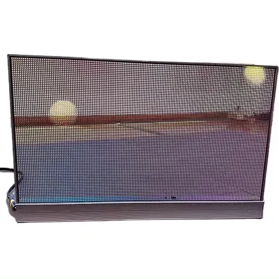 Flexible Led Film Crystal Display Screen Transparent Led Screen On Shopping Mall Windows Glass Adhesive Led Advertising Panel