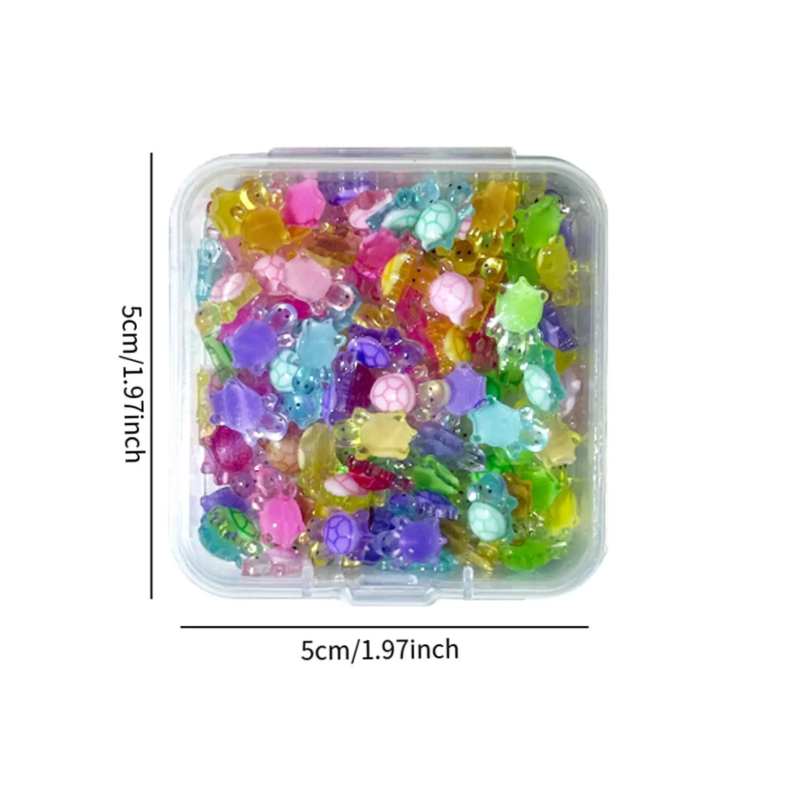 2-6pack Cartoon Mini Turtles Nail Art for Acrylic Nails Cartoon Mini Turtles
