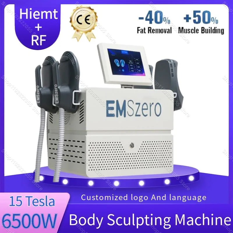 15 Tesla EMSzero neo EMS Fat Removal 200Hz RF Body Sculpting Machine 6500W Upgrade Slimming Abdominal Muscle Building Device