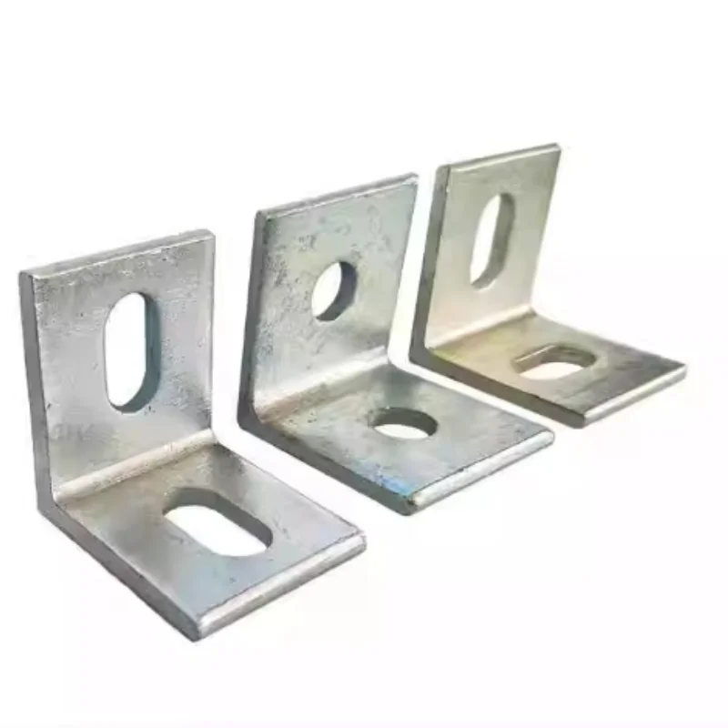 Galvanized L-Shape Right Angle Code for Marble Dry Hanging Fixation Connector Accessory for Curtain Wall