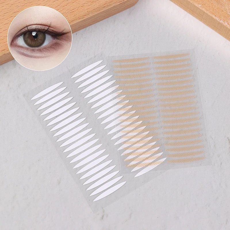 400Pcs/10 Sheets Invisible Double Eyelid Tape Self-Adhesive Transparent Eyelid Stickers Waterproof Fiber Stickers For Eyelid