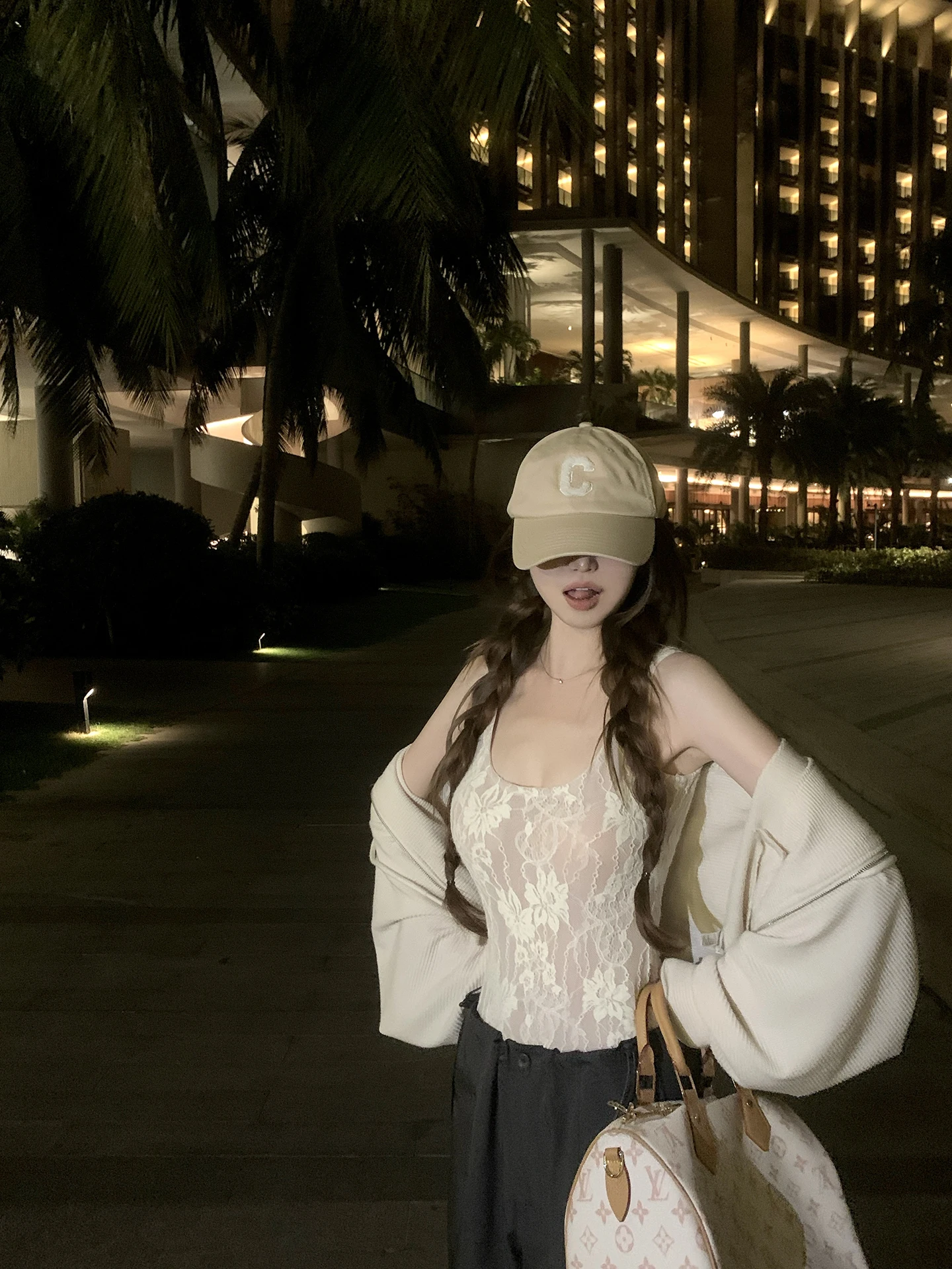 

Женский летний купальник-боди Oxygen Series Sweet Bean с U-образным вырезом, кружевом и цветочным принтом, из смесового полиэстера и спандекса