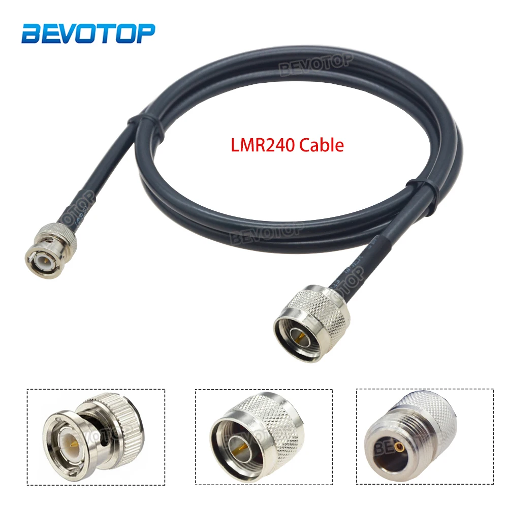 beyoto: LMR240 Kablo BNC Erkek Plug'tan N Erkek N Kadın Jack RF Adaptörü 50 Ohm 50-4 Kuyruklu RF Koaksiyel Jumper 4G 5G LTE Uzatma Kablosu – Gerçek Kullanım Deneyimi ve Teknik Analiz