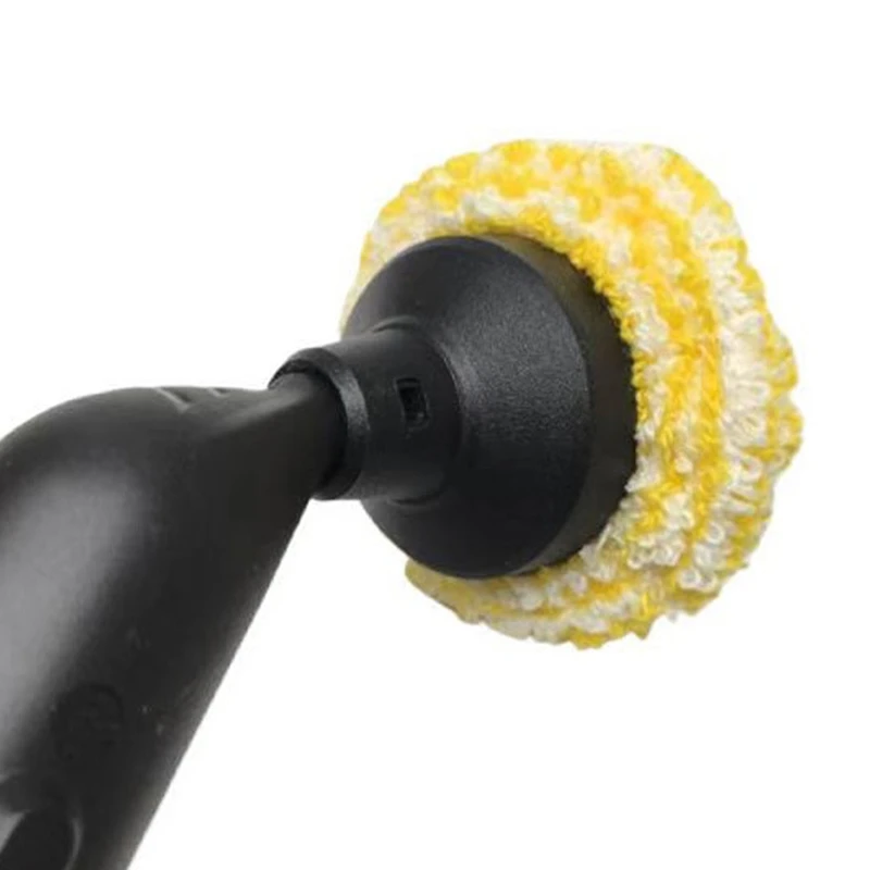 ABUD-Steam Mops غطاء وسادة فرشاة مستديرة كبيرة لسلسلة Karcher Easyfix SC ملحقات منظف البخار 4 عبوات