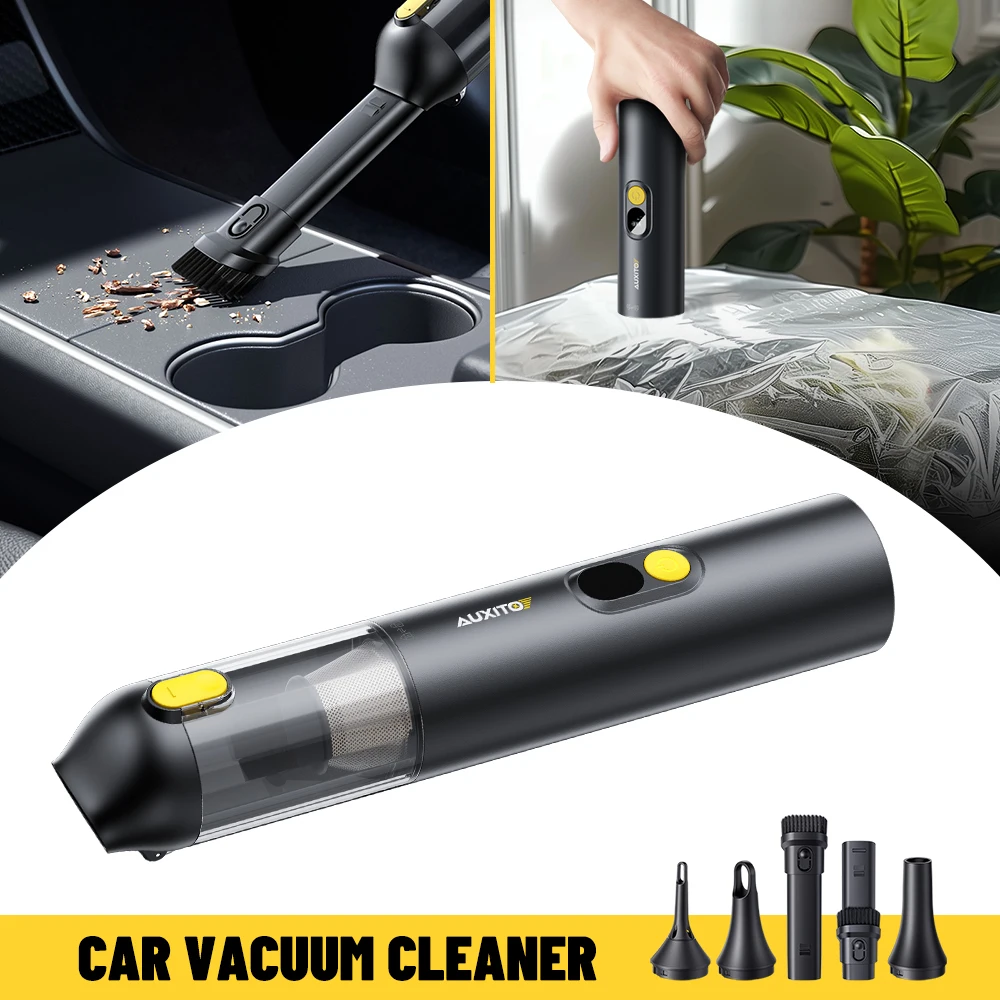 AUXITO High-Power Suction & Blowing Integrated Handheld Cordless Auto Vacuum Cleaner for Car Pet Hair Dust Multifunctional 4IN1