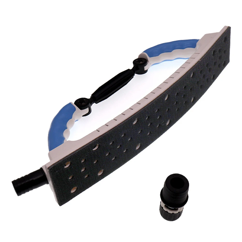 Flexible Hand Sander with Adjustable Handle and Dust Extraction for Sanding Drywall Wood and Rust Removal Tasks