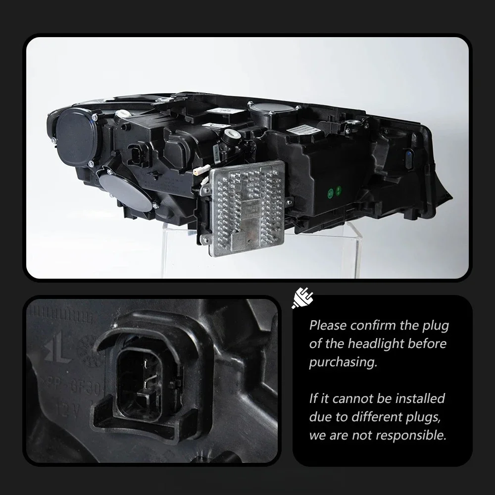 Car Headlights For BMW G20 G28 LED Headlight 2019-2021 Headlights DRL Turn Signal High Beam Fangs Style Projector Lens