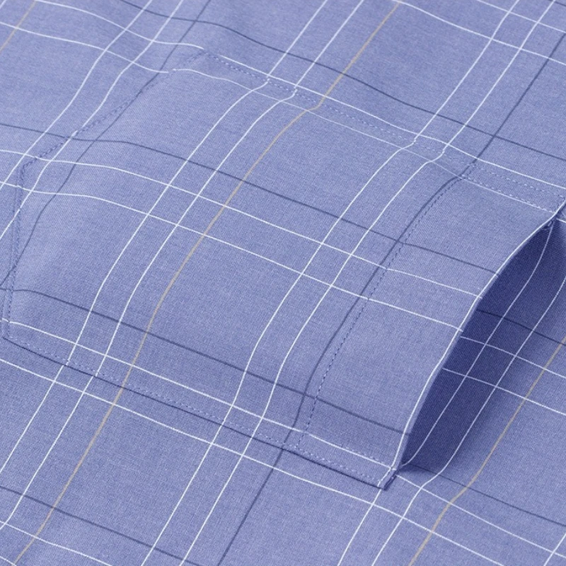 8XL Quality Long Sleeve Man Shirt Plus Size Big and Tall Anti-wrinkle Business Fashion Classic Plaid Shirts Men Long Sleeve 7XL