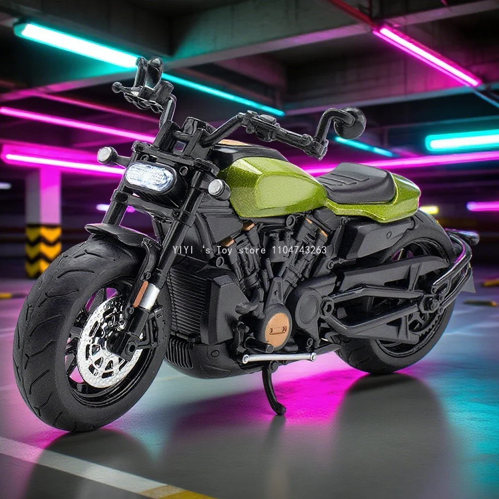 

1/12 Scale Harley Sportster S Motorbike Alloy Model Diecast Motorcycle Model Street Racing Motorcycle Model Kids Gift 25A28