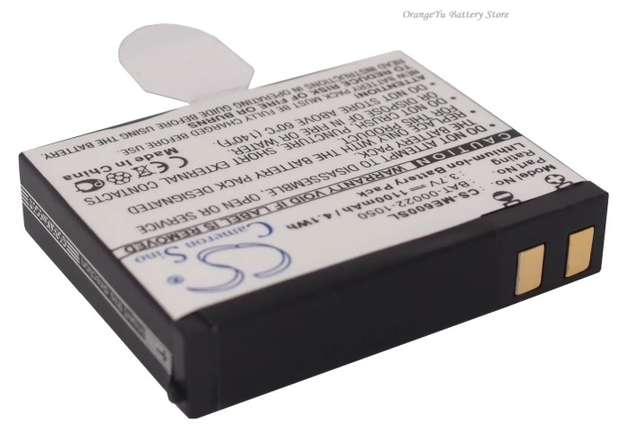 Replacement 3.7V 1100mAh GPS Navigator Battery BAT-00022-1050 for Golf Buddy DSC-GB100K Range Finder, For SkyGolf SkyCaddie SG5