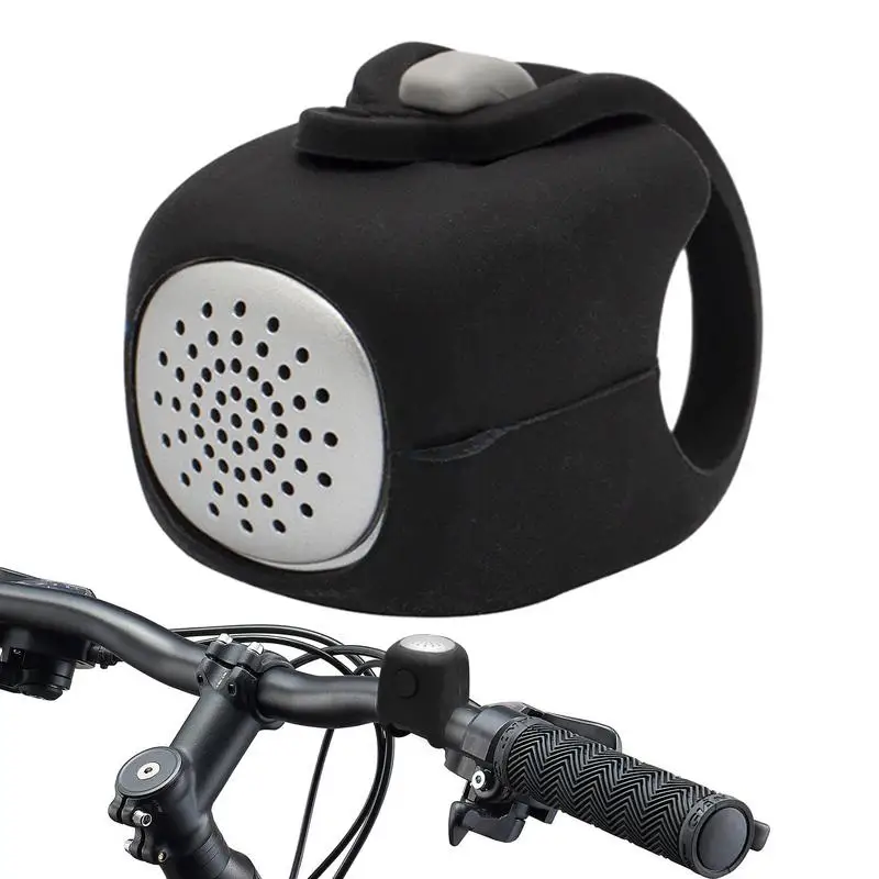 

Cycling Horn 120db Cycling Bell Horn Waterproof Silicone Weather Resistant Bell Replacement Parts Handlebar Mount for bicycle