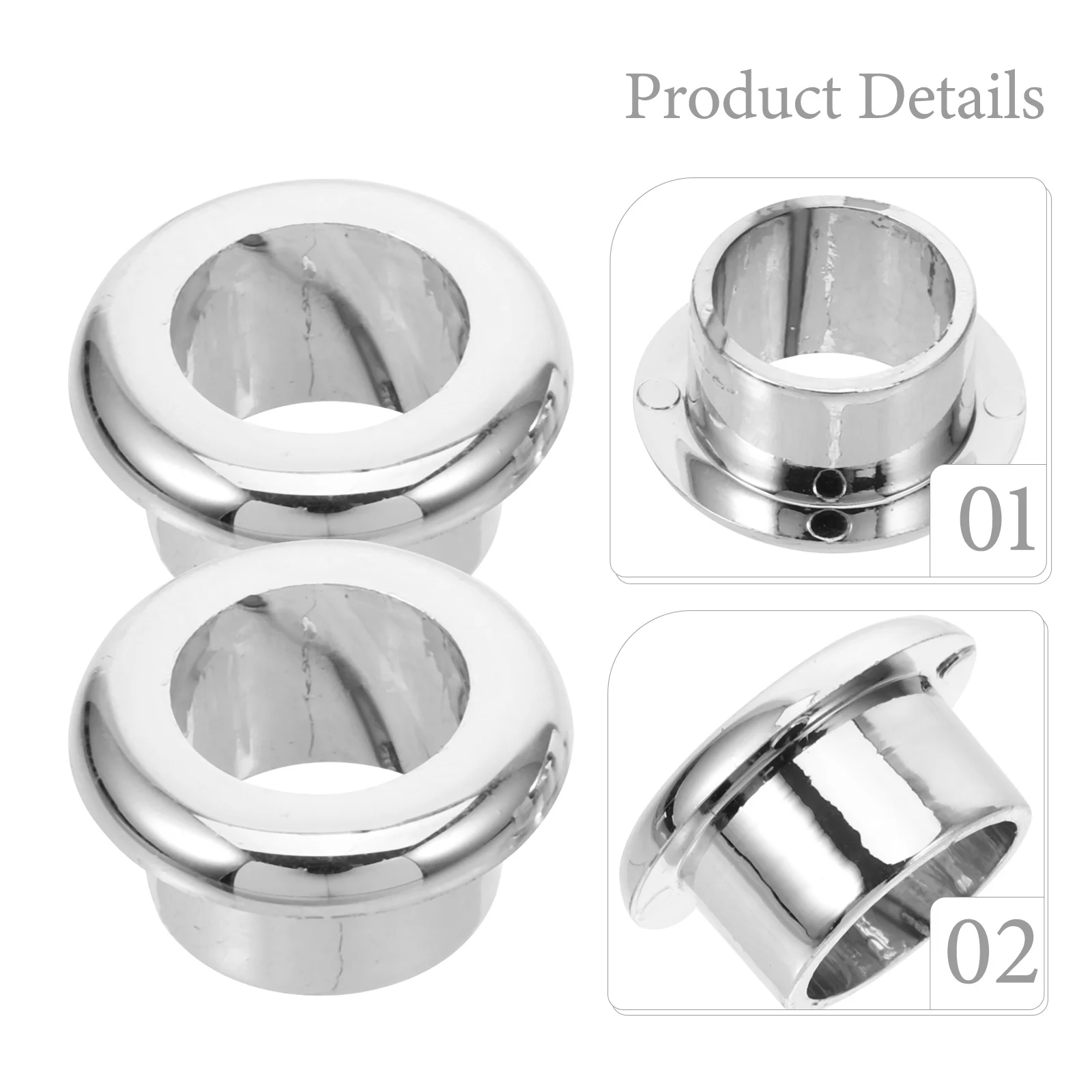 

2Pcs Desk Cable Hole Covers Wire Grommets Cord Hole Covers Desktop Wire Organizer for Home Office Computer Desk Grommets