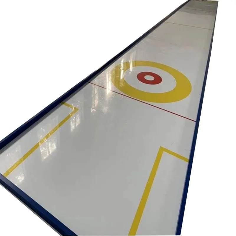 Polymer simulation curling board, removable ice rink, curling training board