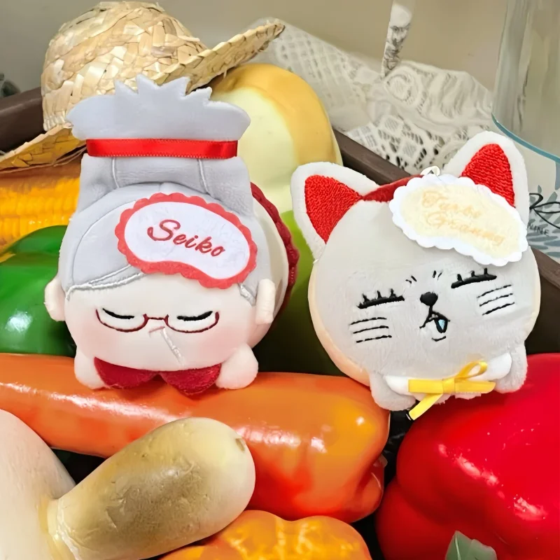 새로운 정품 와이구아 제작 단다단 블라인드 박스 단다단 플러시 토이 모모 아야세 타케루 타카쿠라 세이코 아야세 미스터리 박스 크리스마스 선물