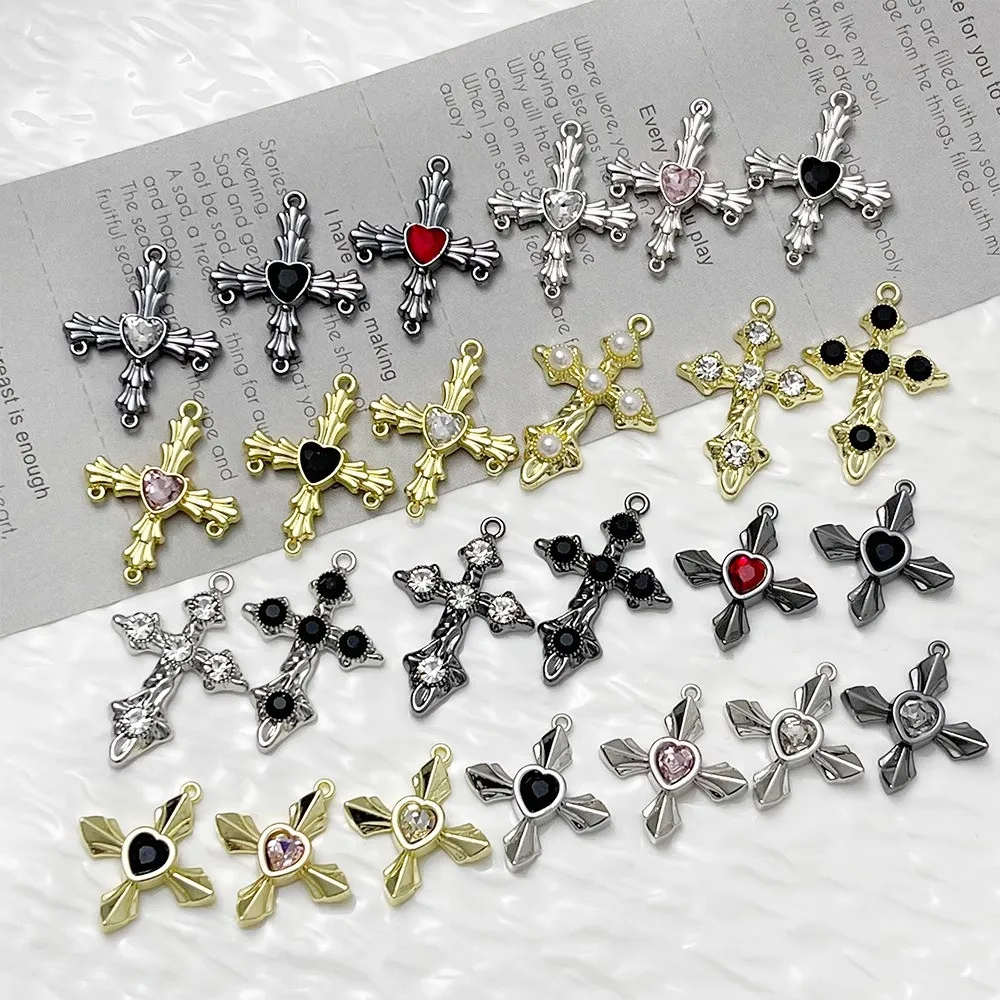 

Punk Style Dark Series Alloy Cross Pendants, DIY Necklaces, Sweaters, Chains, Handcrafted Jewelry, Materials and Accessories